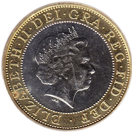 Stevensons Rocket £2 Coin - celebrating Brunel's engineering