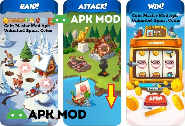 Download Coin Master Mod for Unlimited Spins and Coins No Root