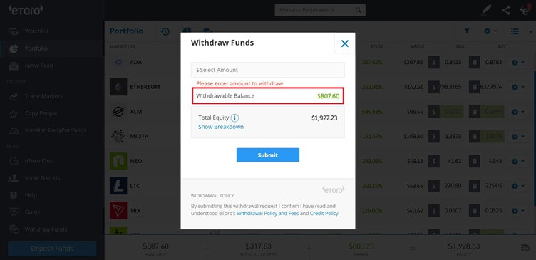 How do I deposit funds? | eToro Help