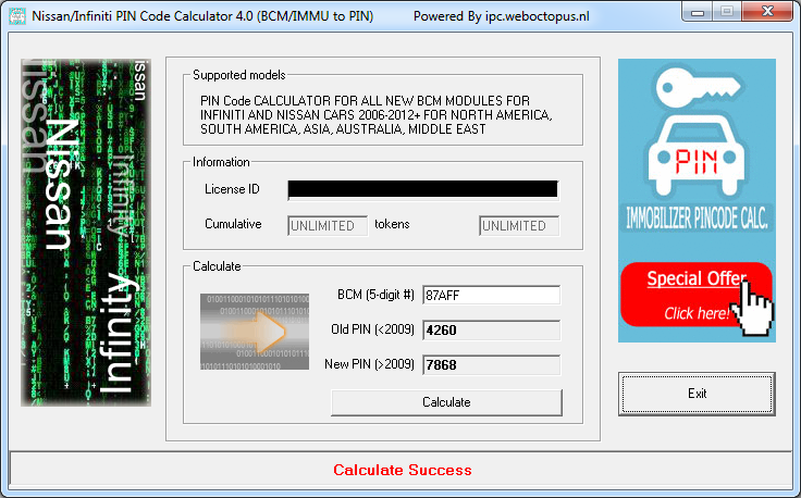 High Precision Immobilizer Pin Code Calculator For Arts And Geometry - bitcoinlove.fun