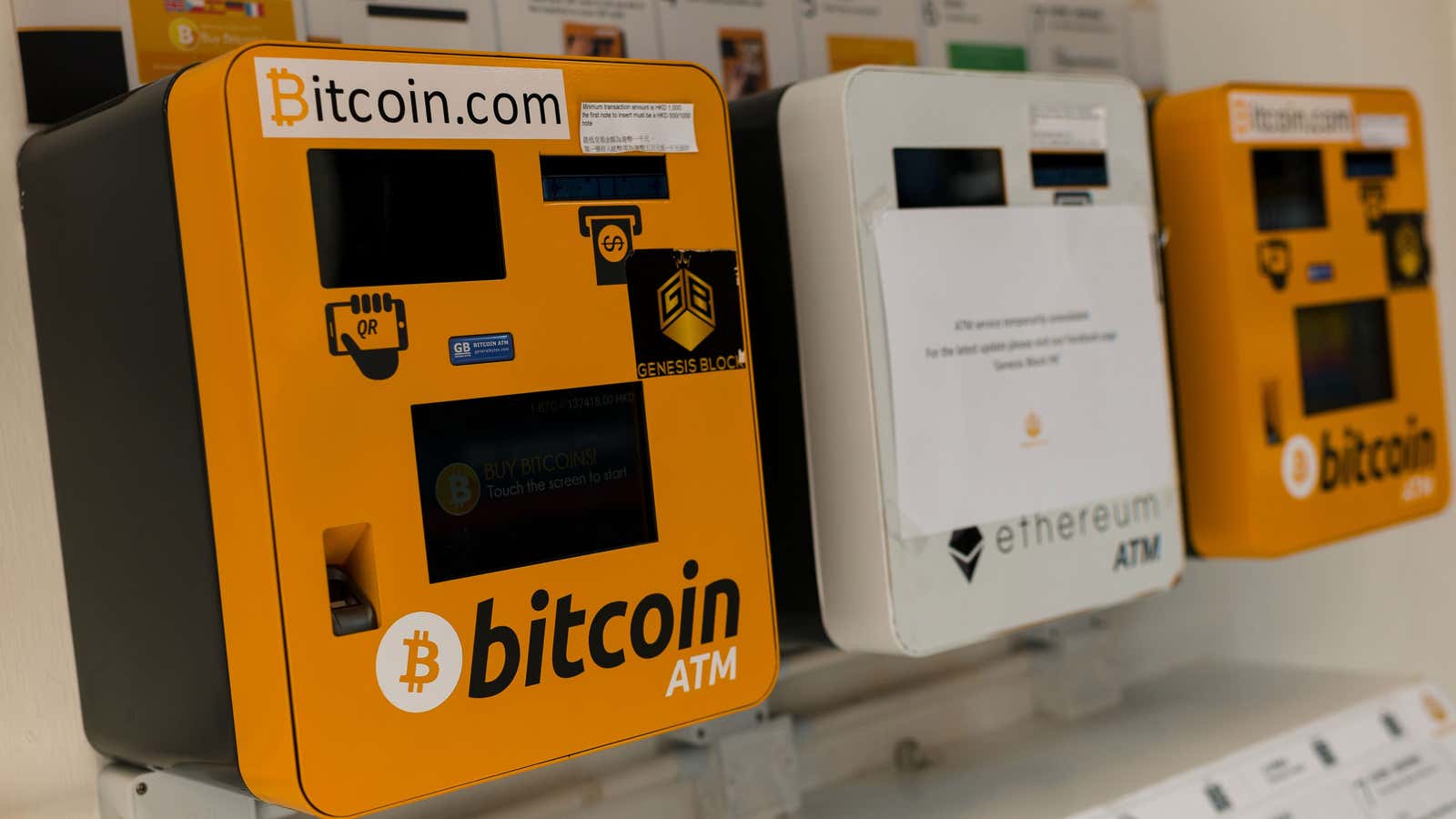 How much does Bitcoin ATM charge per $?