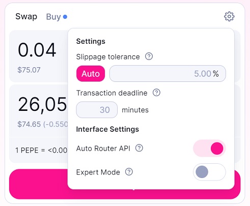 Uniswap Interface