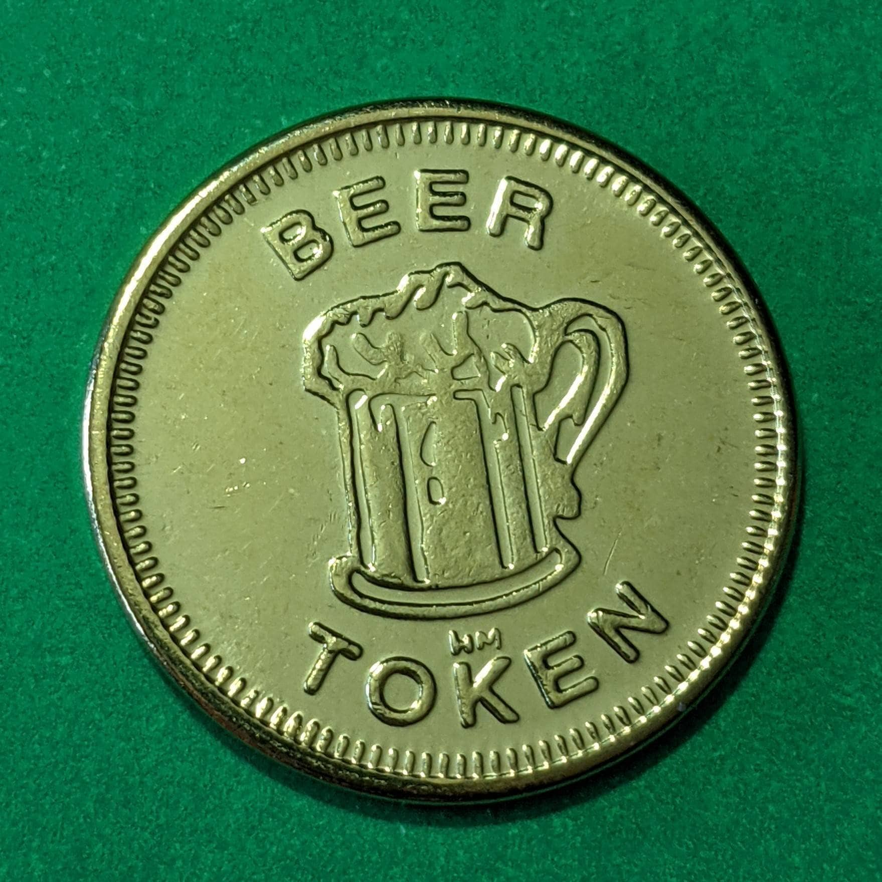 BEER MUG Special Shape Gold Coin 1$ Palau 