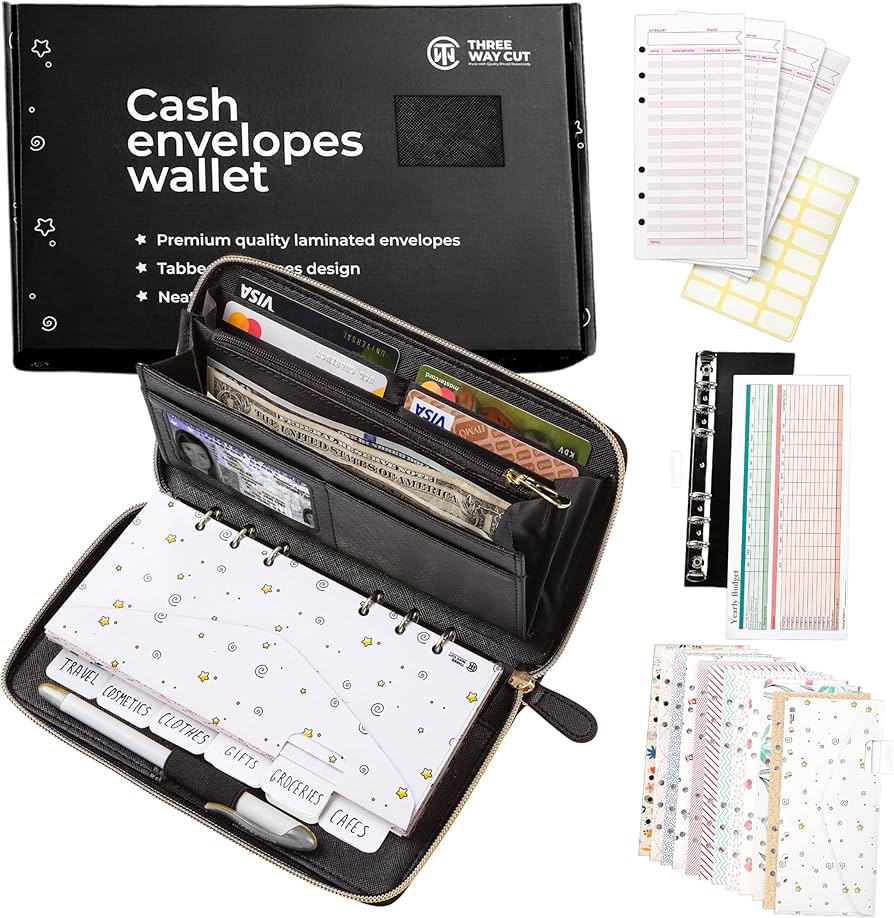 Amazon Live - 11 Pieces Cash Envelope Wallet