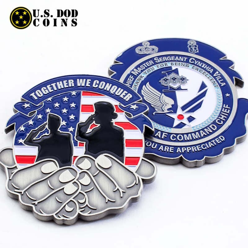 Custom US Air Force Challenge Coins (USAF) - U.S. DOD Coins