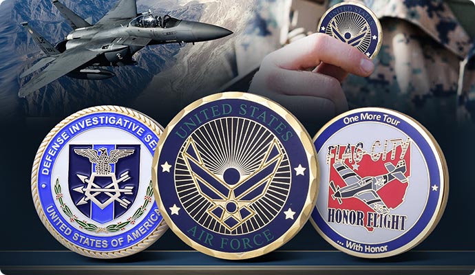 U.S. Air Force Challenge Coins - Shop Quality USAF Coins on Sale