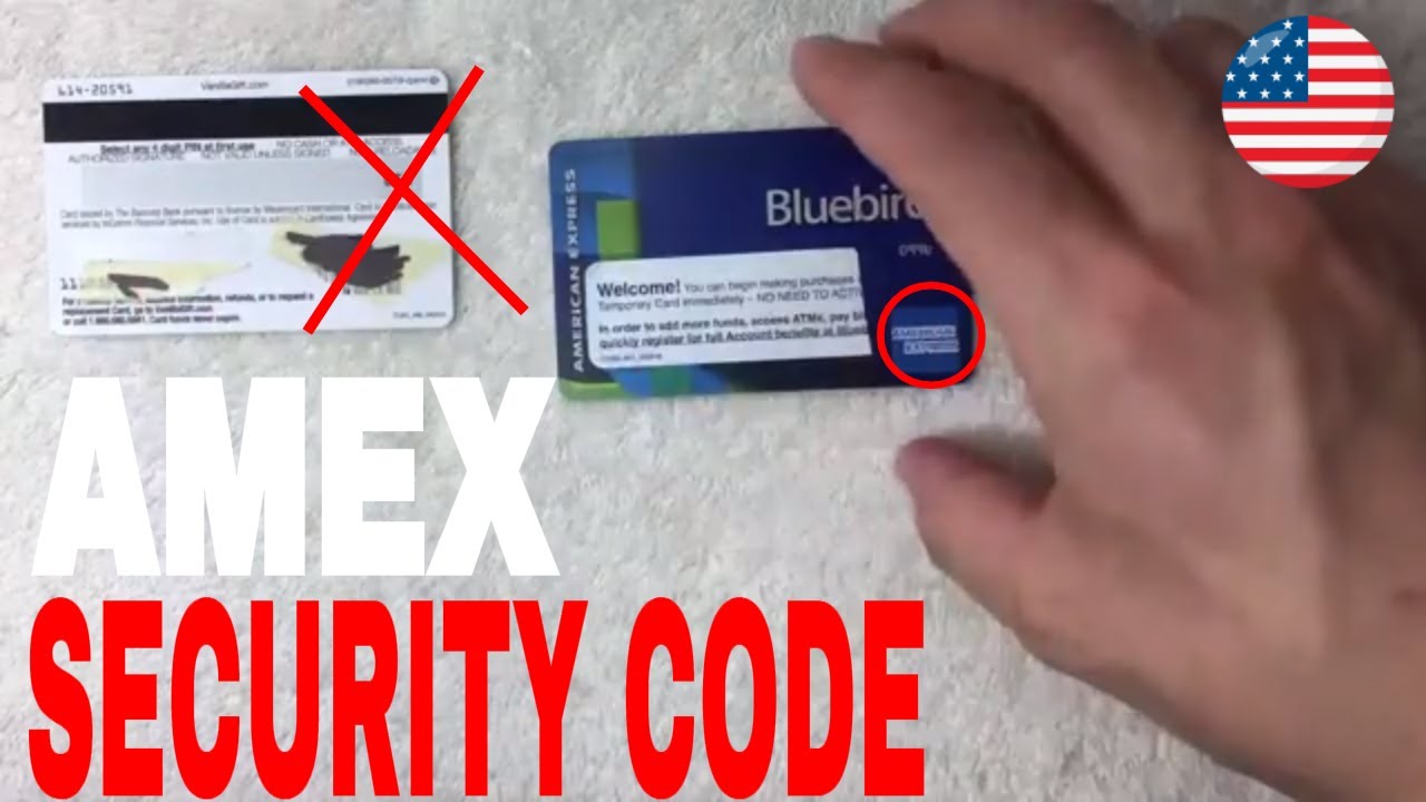 What Is The AMEX CVV Code? - American Express Card Verification Value