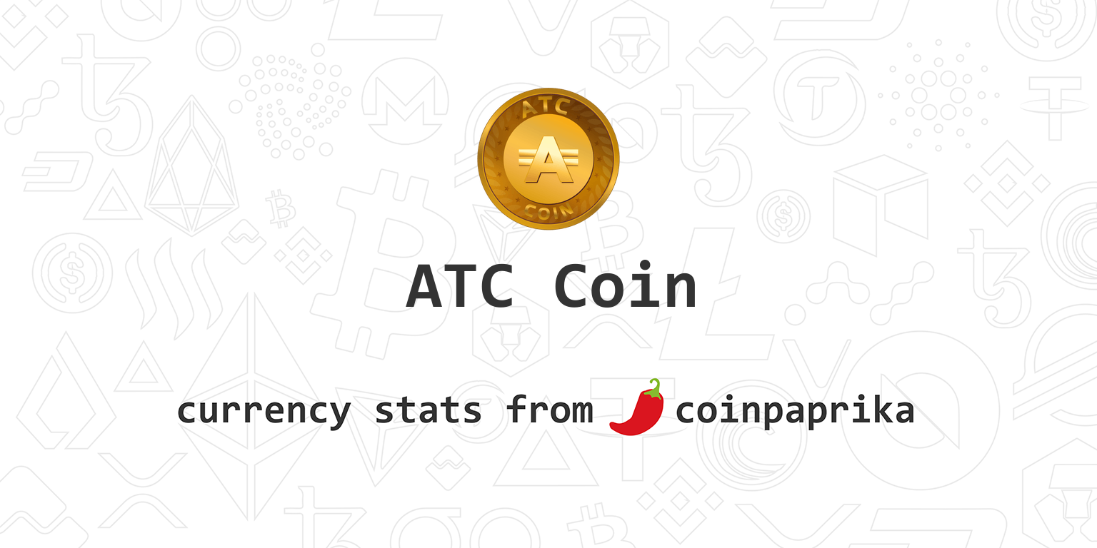 ATC Coin (ATCC) to Indian rupee (INR) exchange rate