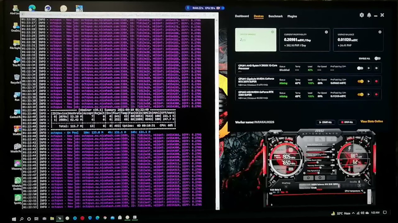 ⚡️ Overclocking profile for RTX for Ethereum mining | Kryptex