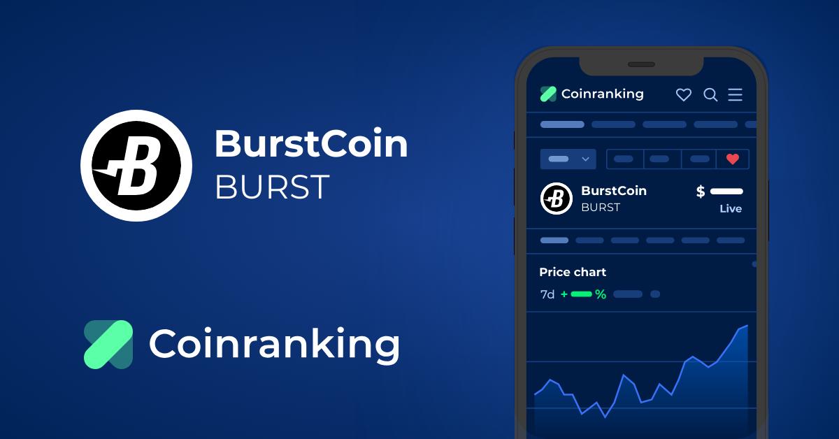 Burst (BURST) live coin price, charts, markets & liquidity