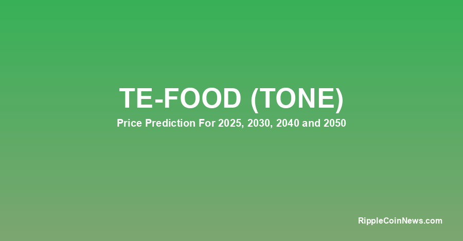 TE-FOOD price today, TONE to USD live price, marketcap and chart | CoinMarketCap