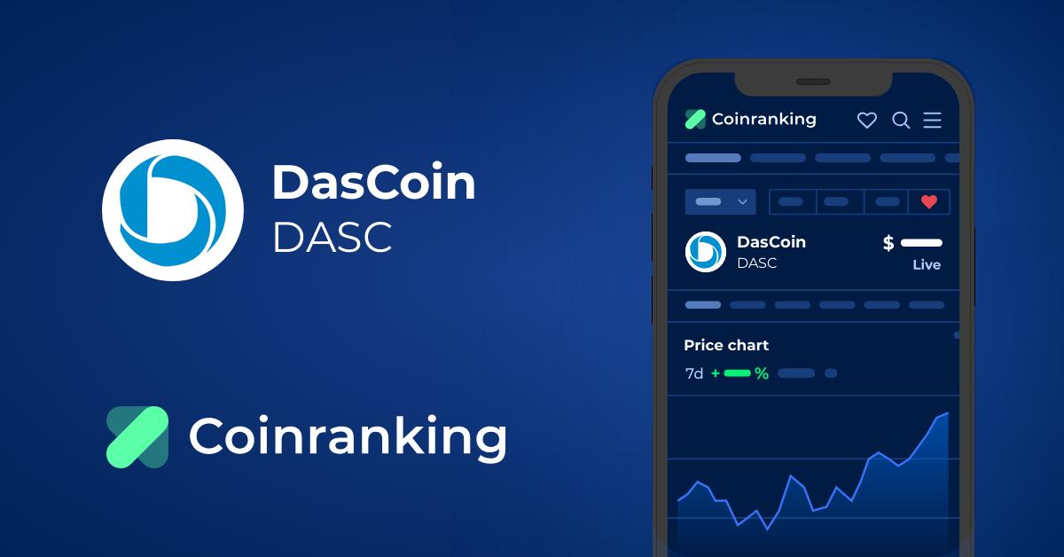 DasCoin (DASC) live coin price, charts, markets & liquidity