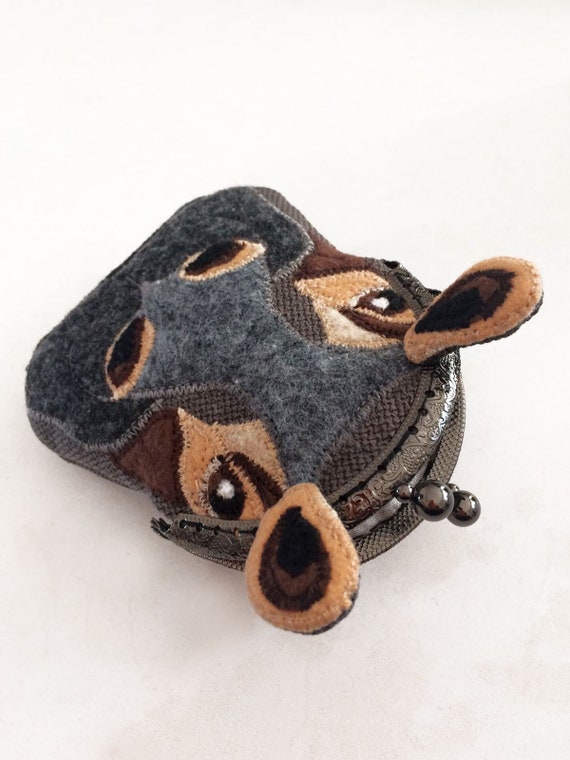 Wildlife Ndebele: Hippo Coin Purse – Whimsical Collection