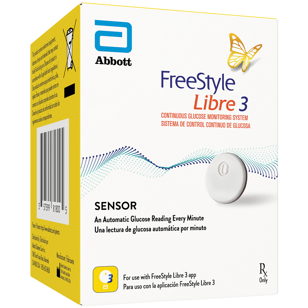 FreeStyle Libre 3 Sensor - Accurate and Discreet Day Continuous Glu – CUREMEDRX