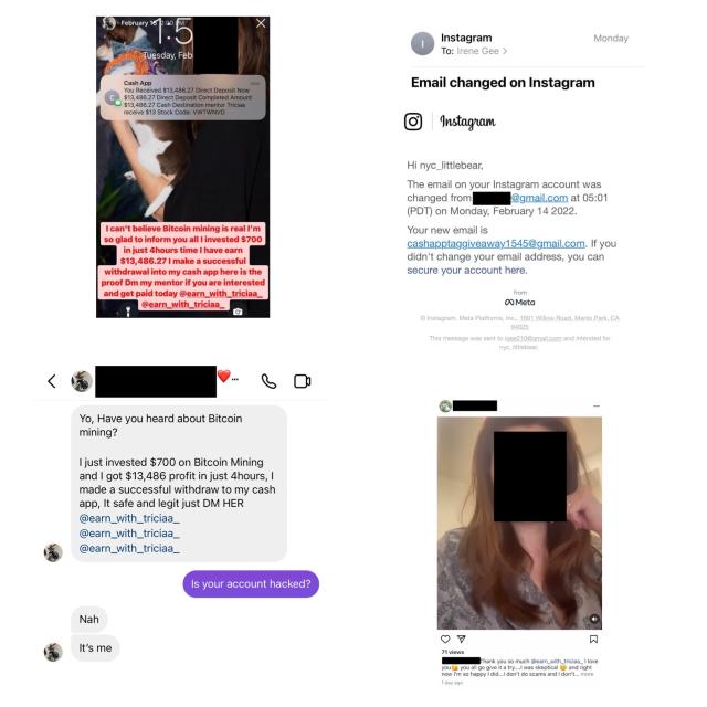 Crypto scams: beating a potential scammer on Instagram | SBS The Feed