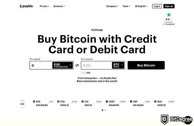 Paybis Streamlines BTC Purchasing With Credit Cards, Here's How