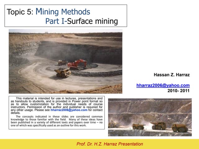 Mining : What is Mining? What are the 4 mining methods? | Geology Page