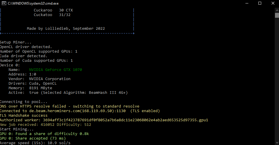 How to mine Beam? - Cruxpool