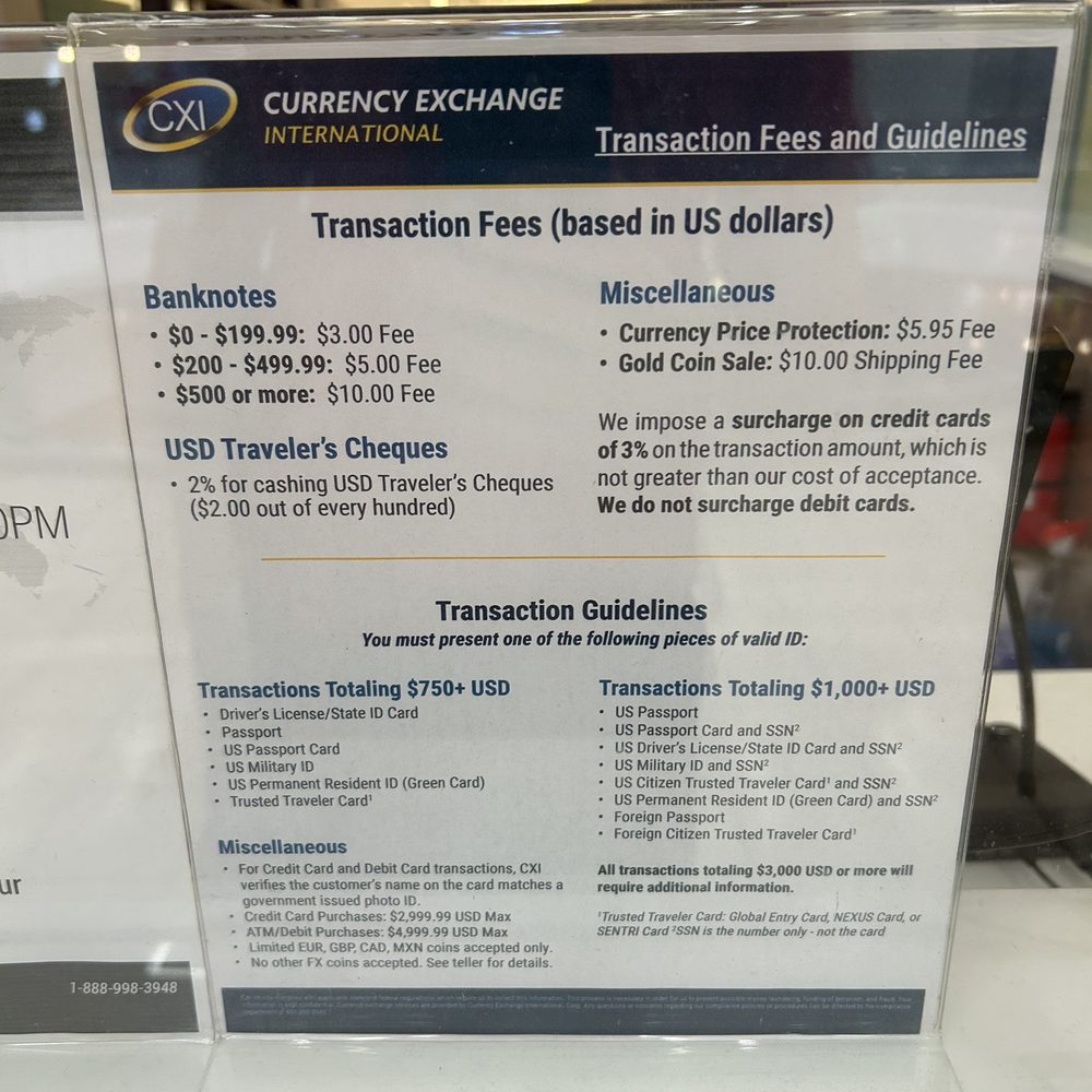 Compare the Best Places to Exchange Currency in New York