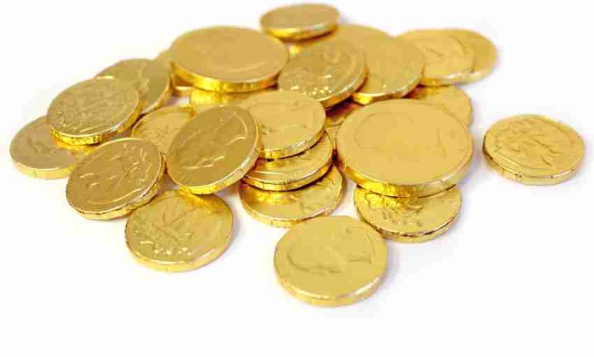 Gold sovereign chocolate coins - Chocolate Trading Co