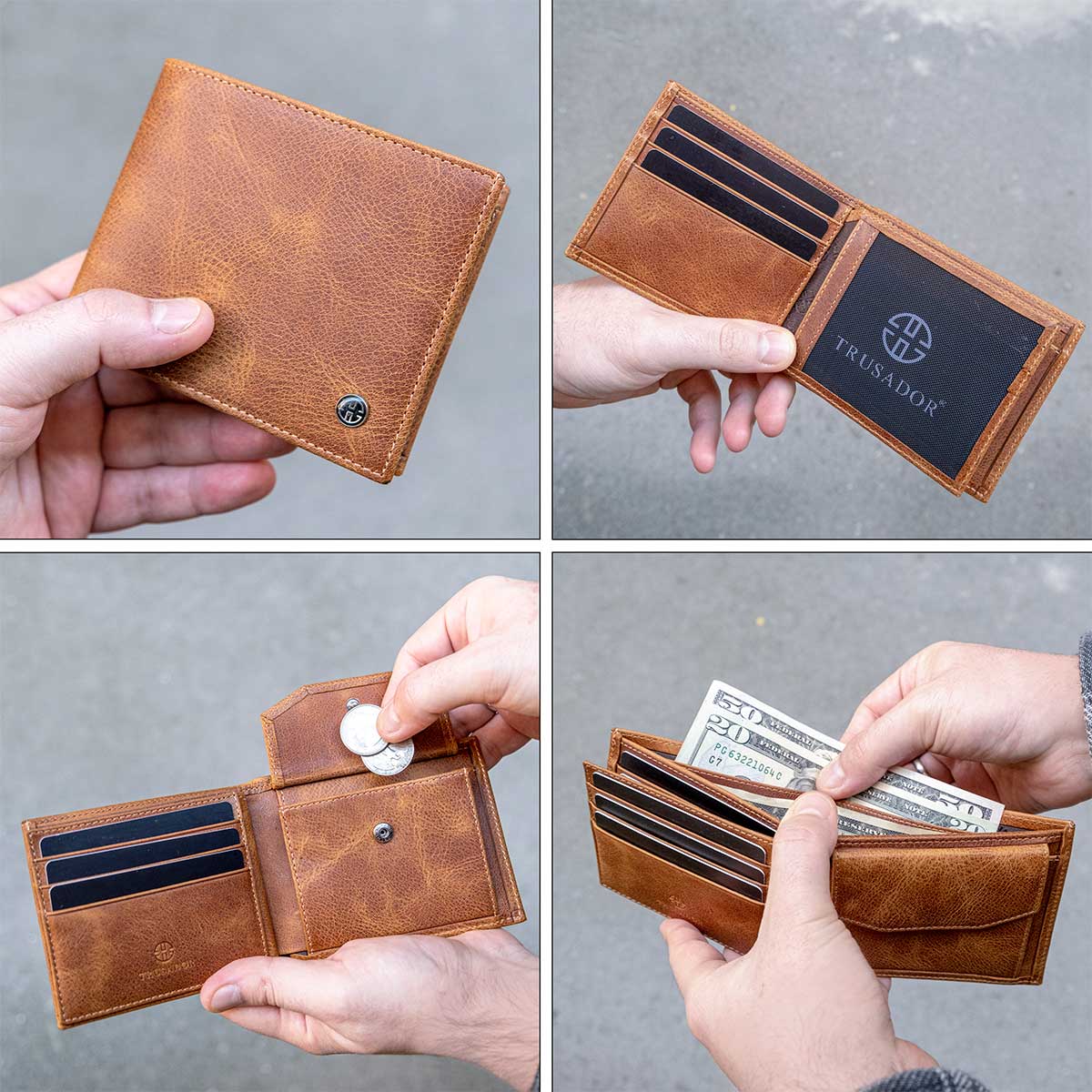 Men's Luxury Leather Wallets | Dents