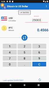 Convert BTC to USD