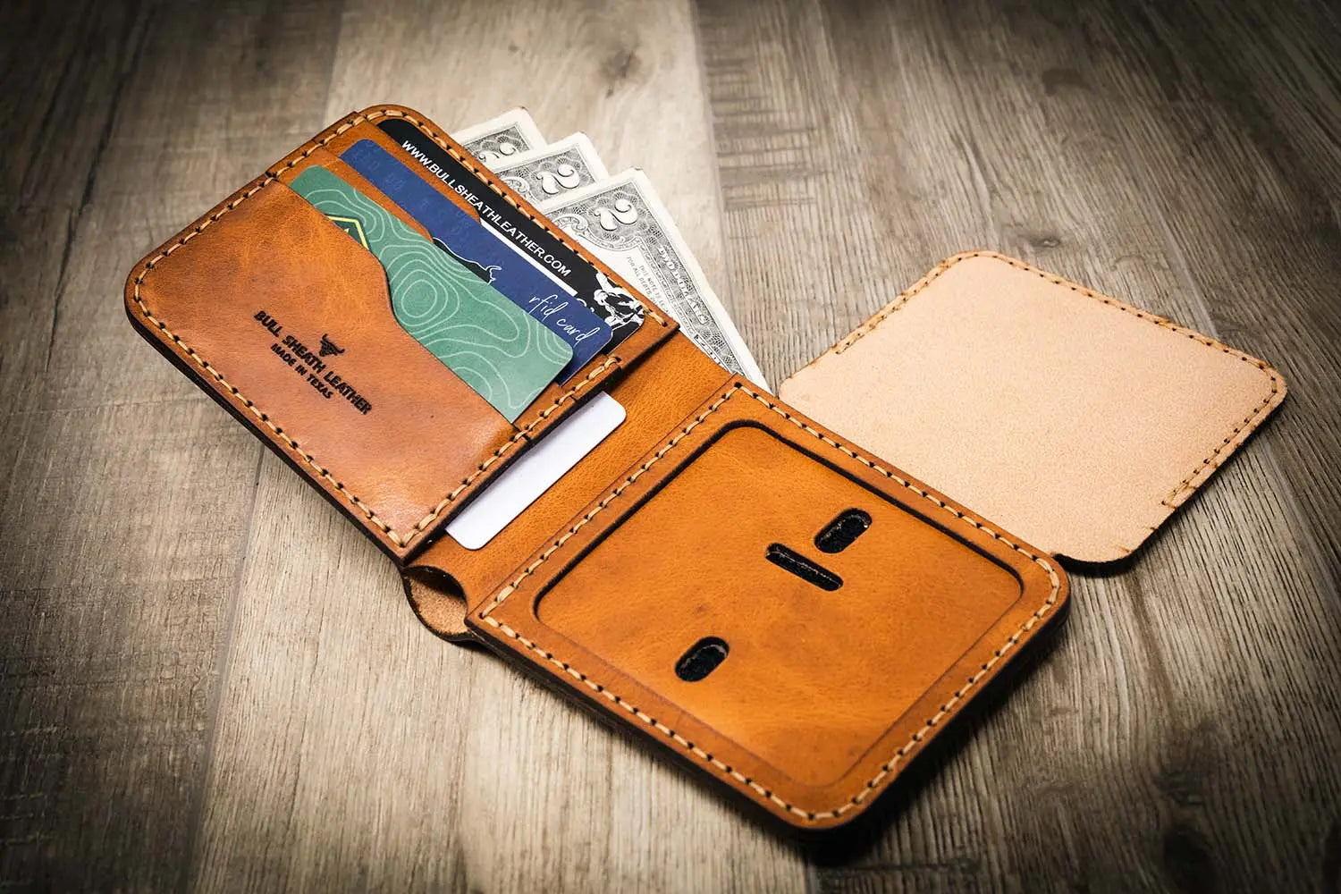 Police Bifold Badge Wallets – Bull Sheath Leather