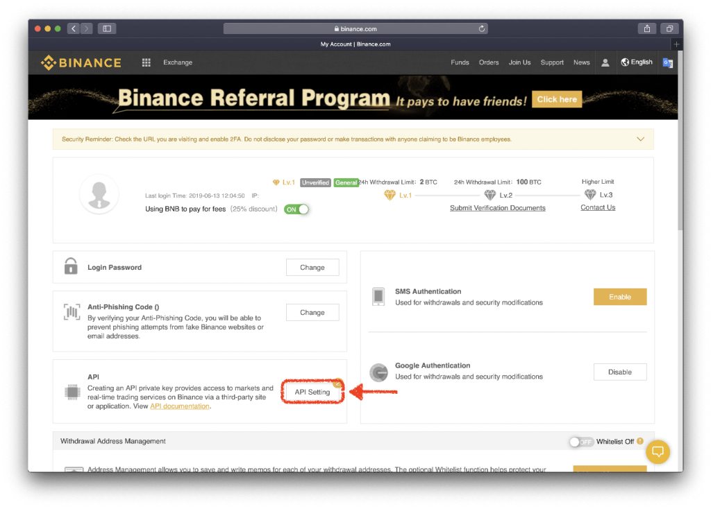 whitelisting ip address - Spot/Margin API - Binance Developer Community