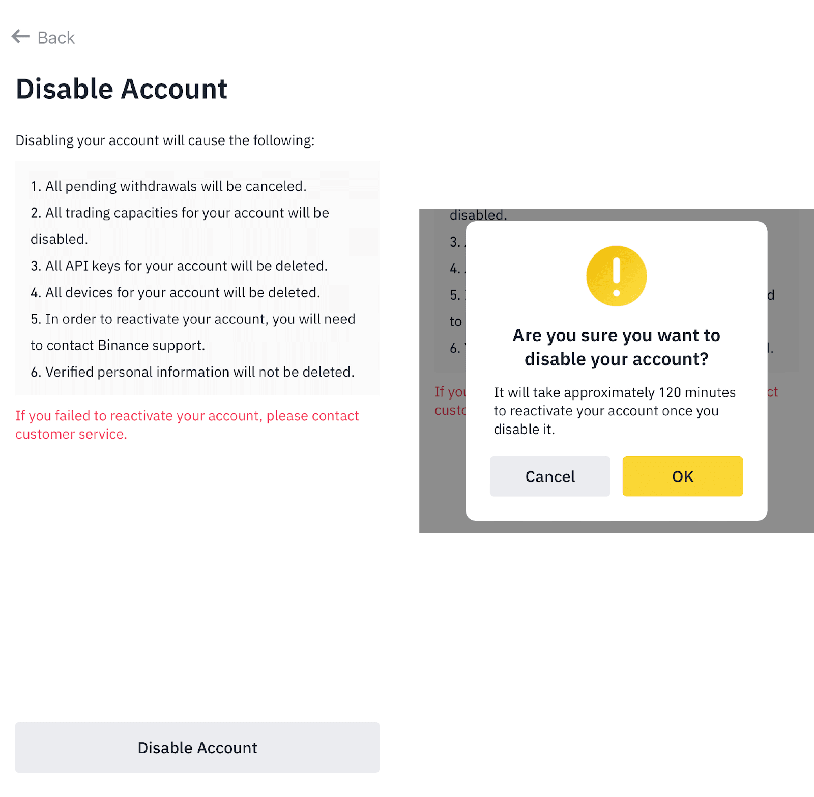 How to delete Binance account | Updated - Meta metaschool