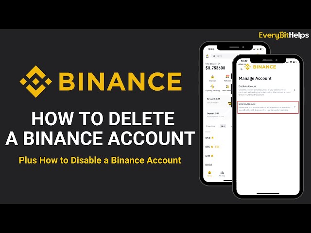 Binance Account: Detailed Instructions On How To Delete Safely - Coincu