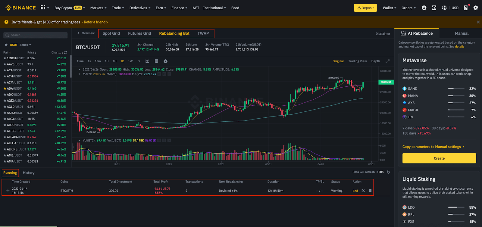 Getting Trading Bot Wallet balance with the api - Futures API - Binance Developer Community