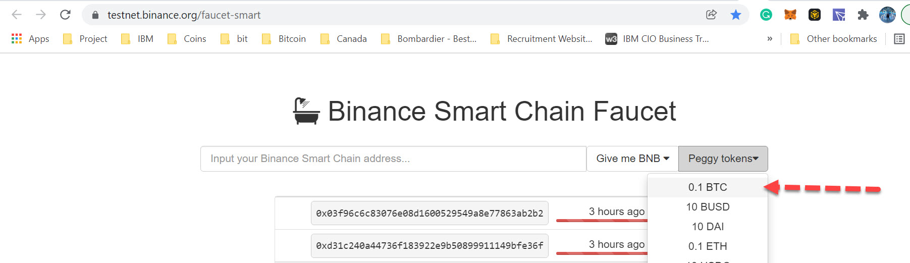 Using a Testnet Bitcoin wallet | Wampei Bitcoin Payments