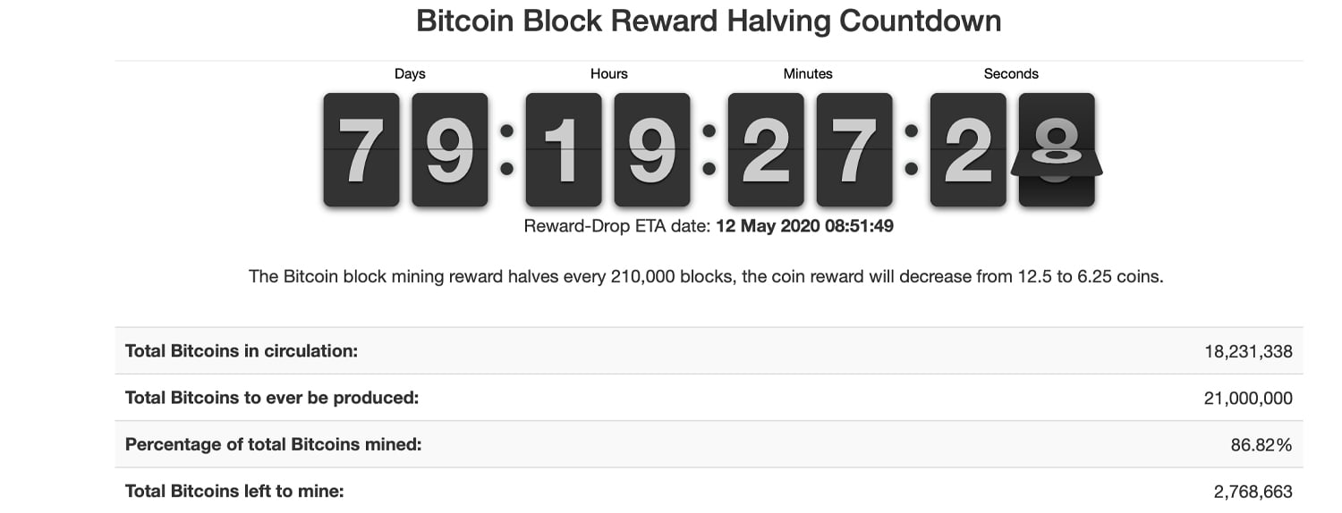 Bitcoin Cash halving countdown | NiceHash