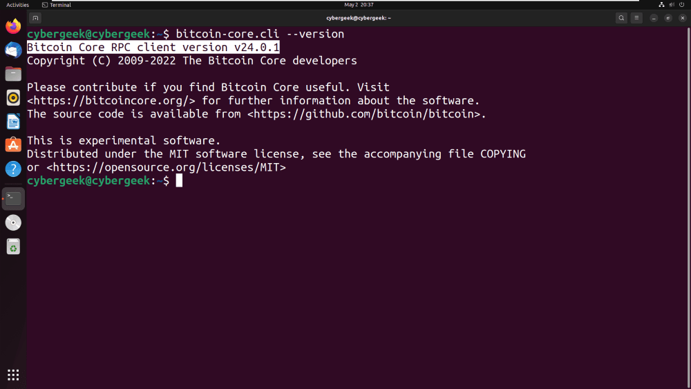 How to run Bitcoin Core from Ubuntu