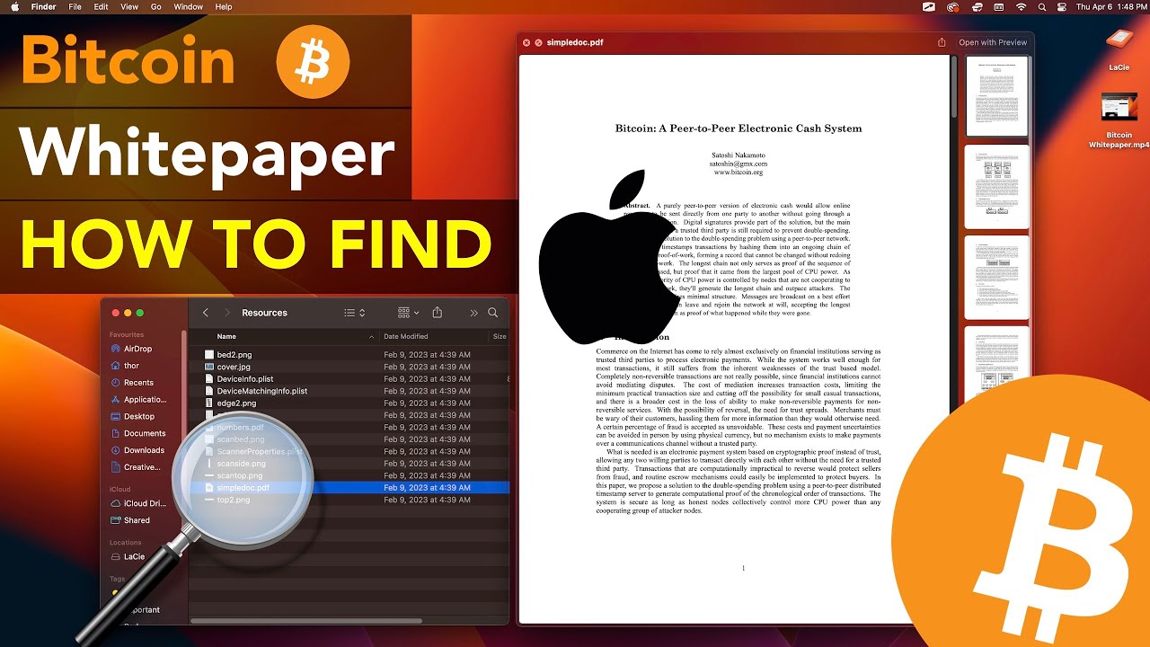 The Bitcoin Whitepaper Is Hidden in Every Modern Copy of macOS - bitcoinlove.fun