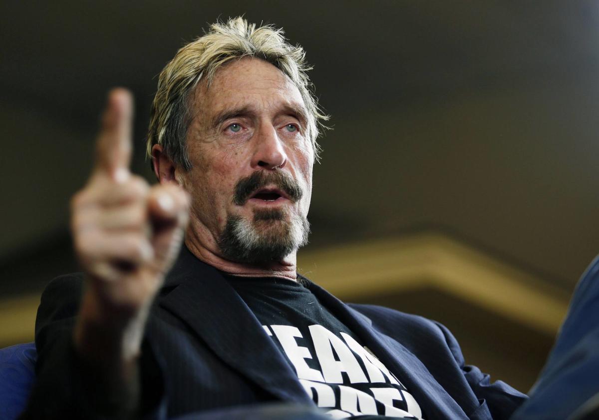 John McAfee Takes a U-Turn from His $1M BTC Price Prediction