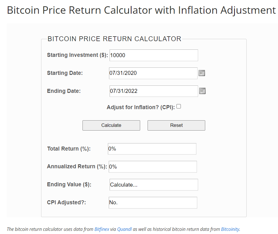 Free Crypto Profit Calculator