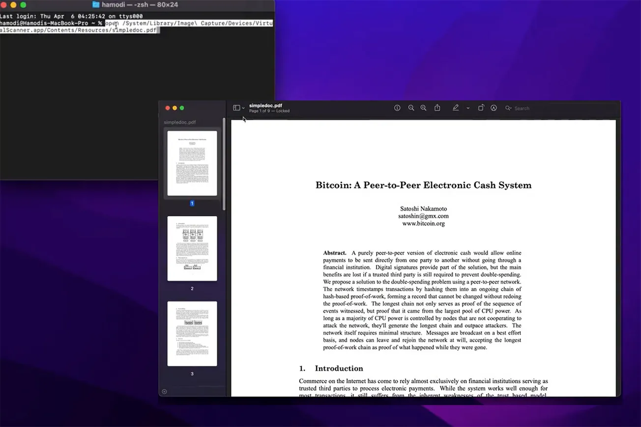 Bitcoin white paper is hidden away in macOS’s system folder for some reason | Ars Technica