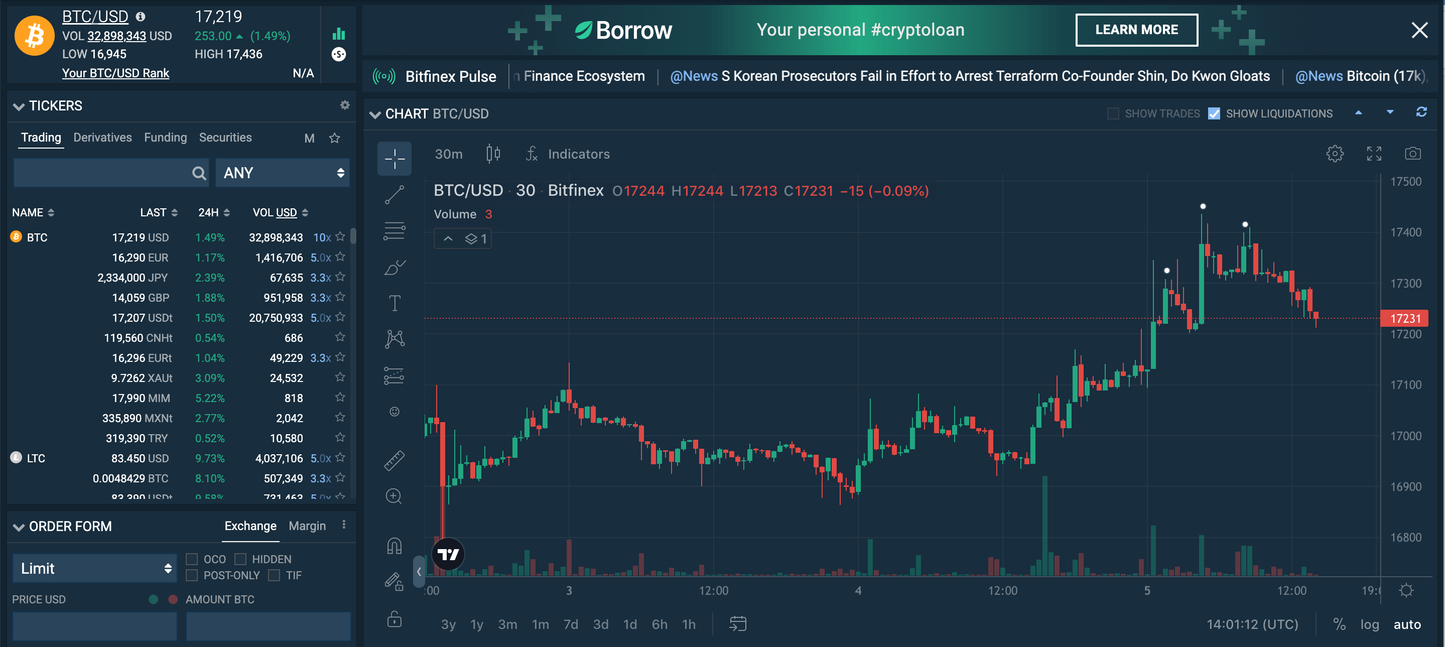 x leverage is coming to Bitfinex