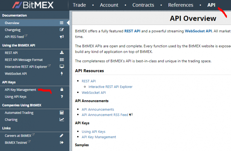 API Keys : BitMEX - Automated Trading at Alertatron