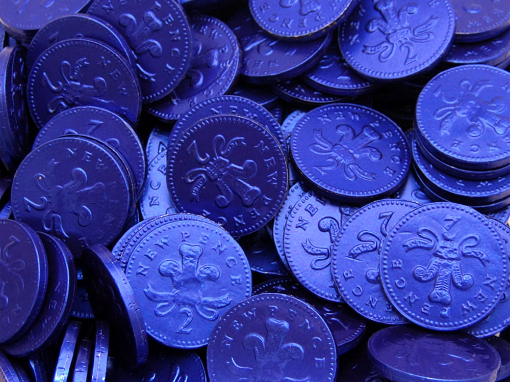 Blue Coins Photos and Premium High Res Pictures - Getty Images