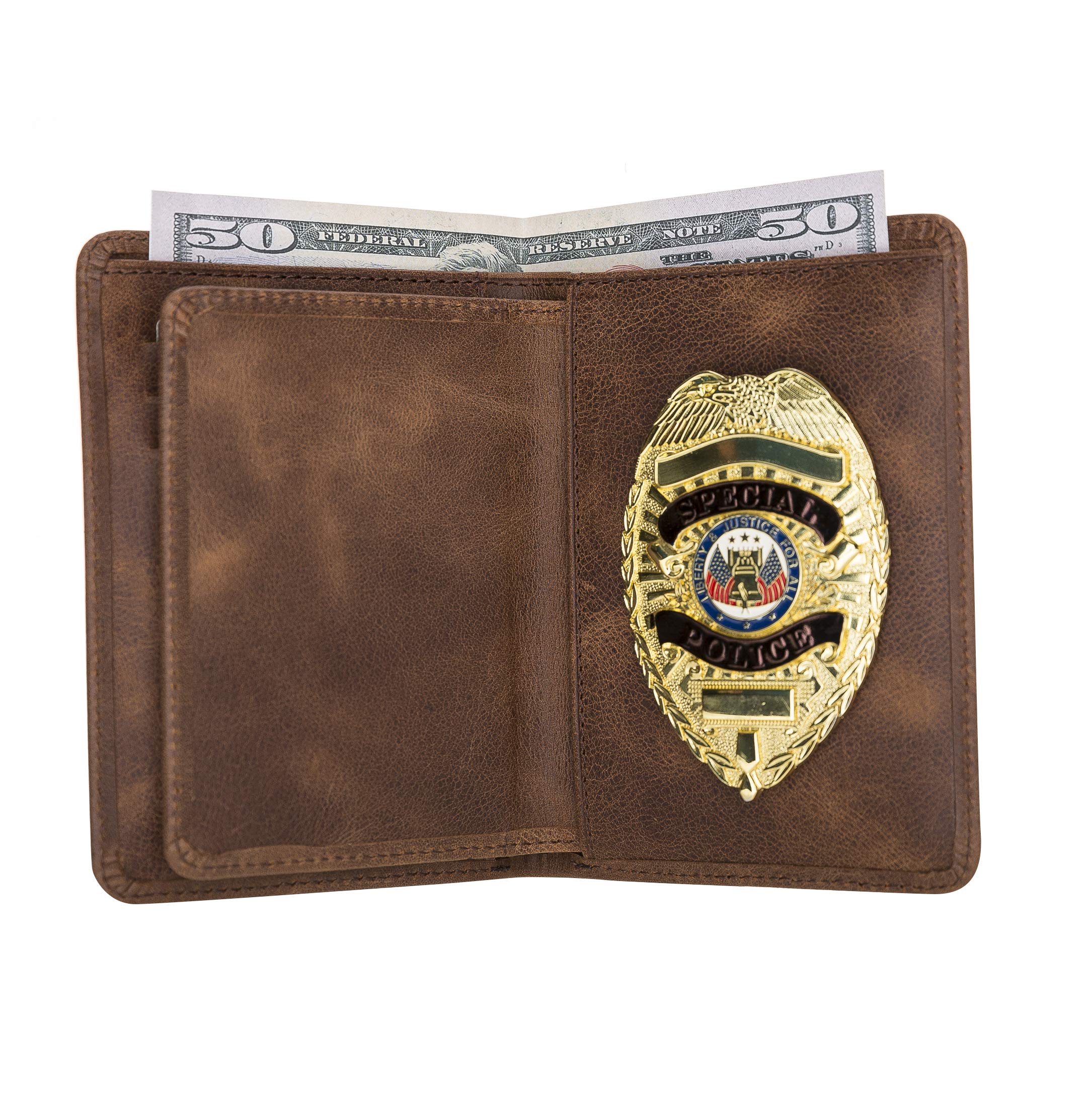 Strong Law Enforcement Leather Badge Holders for Sale at Black Hills Leather