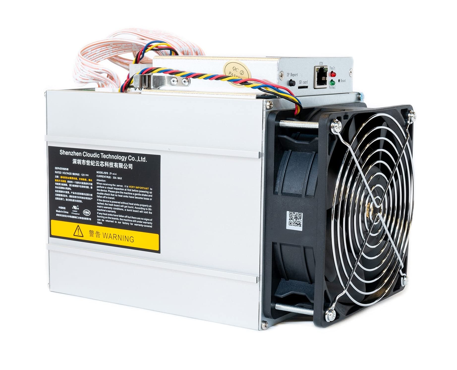 bitcoinlove.fun: Antminer Z9 Mini - 10k Sol/s W Zcash ASIC Miner : Electronics