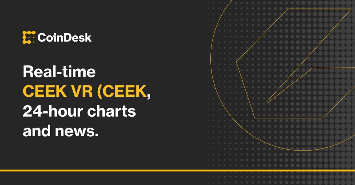 CEEK VR price now, Live CEEK price, marketcap, chart, and info | CoinCarp