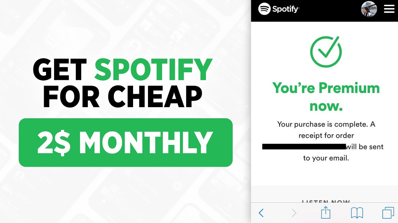 Buy Cheap 1 Year Spotify Premium Account - Follower ON