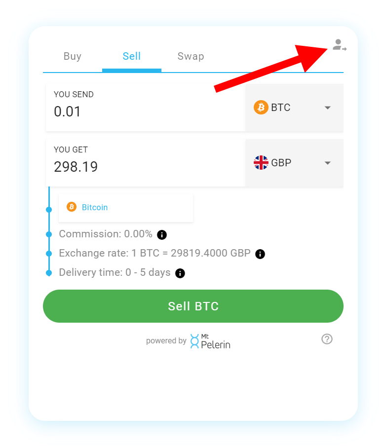 Buy and cash out crypto in British Pound (GBP)