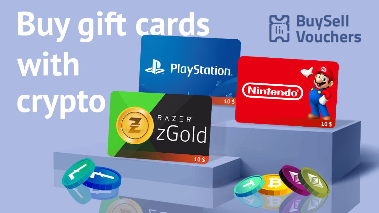 Exchange Crypto to Gift Cards | USDT, BTC, ETH, USDC, DAI