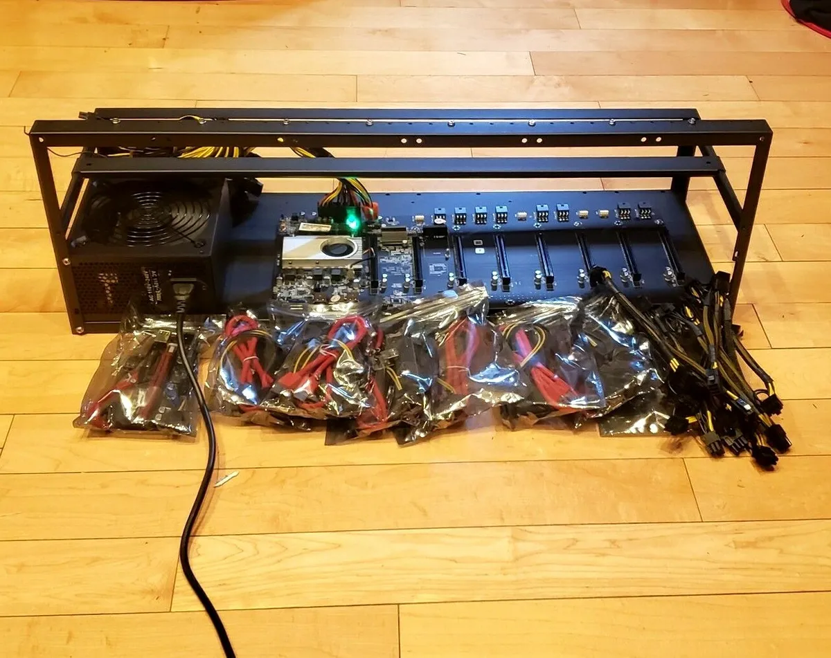 GPU Mining RIG For BTC & ETH Mining |