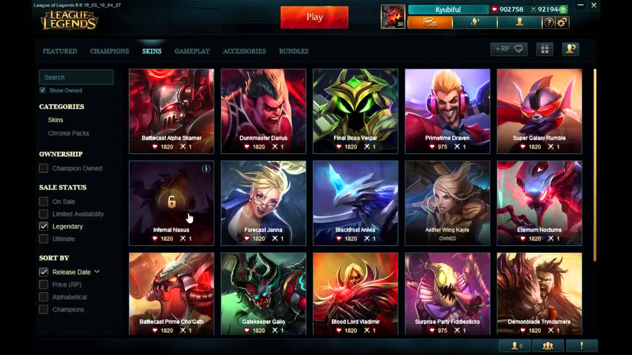 PBE LoL Account | Buy League of Legends Accounts at UnrankedSmurfs