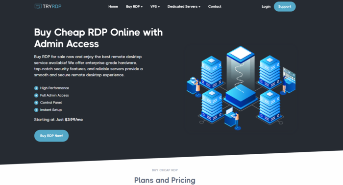 HostDZire - Buy Private Rdp, VDS, Windows Vps 1Gbit Network.